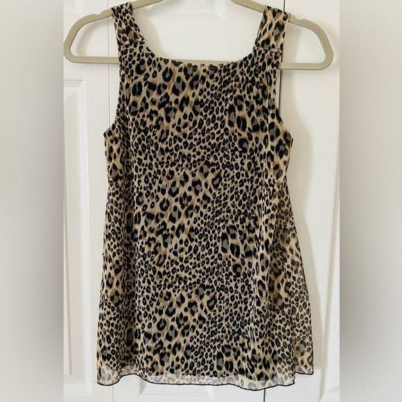 SUZY SHIER women’s leopard pattern top size small - Picture 3 of 6